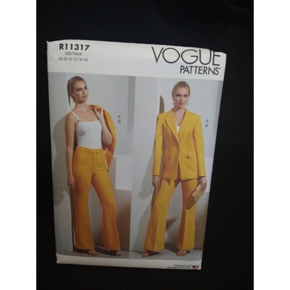 Vogue Sewing Pattern V1870 Misses' Jacket and Pants  Sizes 8 through 16 - Picture 1 of 4